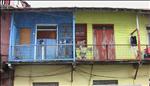 multi-coloured houses, panama